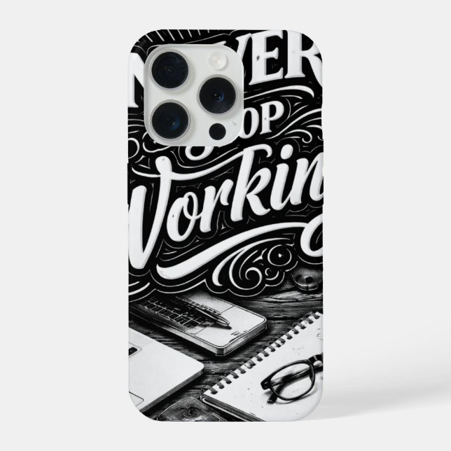 Unstoppable Hustle iPhone Case (Back)