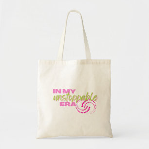 Unstoppable, In my Unstoppable Era, Preppy, Pink Tote Bag