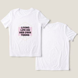 "Unstoppable: Living Life on Her Own Terms" Tri-Blend Shirt