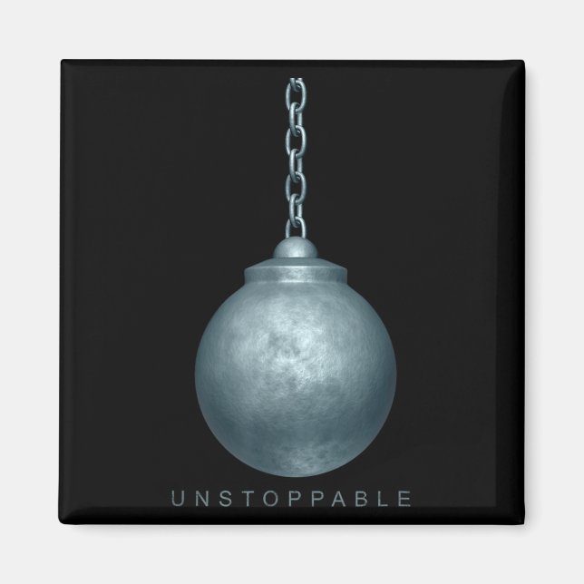 Unstoppable Motivation  Magnet (Front)