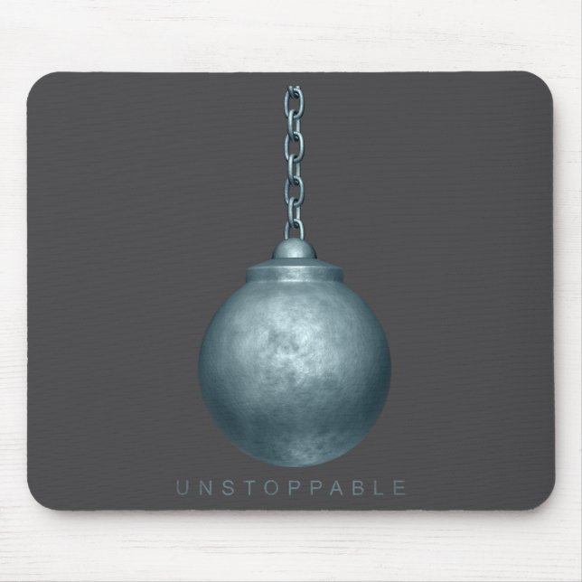 Unstoppable Motivation  Mouse Pad (Front)