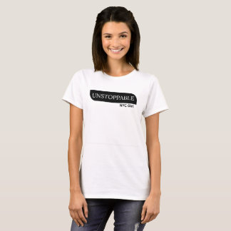 Unstoppable NYC Girl – Motivational Tee for women