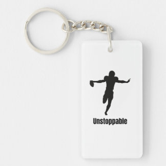 Unstoppable White Mug Key Ring