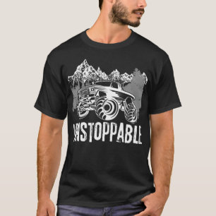 Unstoppale Monster Truck funny yoga gay pride T-Shirt