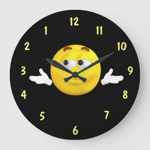 Unsure  Face Reverse Dial Large Clock