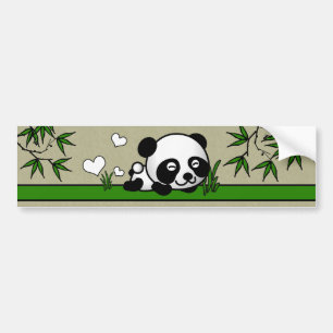 Unsuspecting Panda Bumper Sticker
