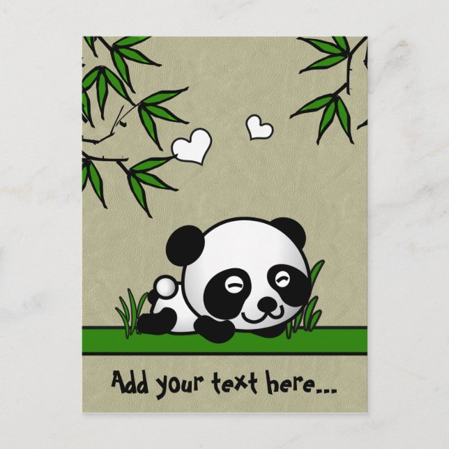 Unsuspecting Panda Postcard (Front)