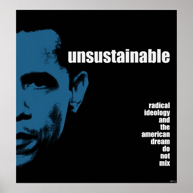 Unsustainable Poster (Front)