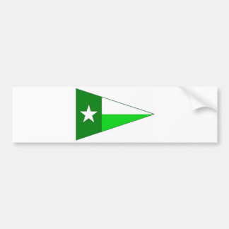 UNT Sailing Burgee Bumper Sticker