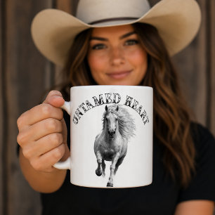 Untamed Heart Horse Lover Coffee Mug