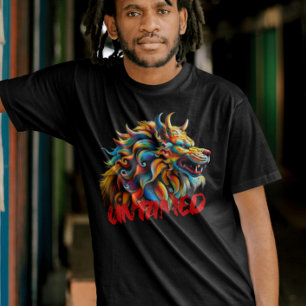 UNTAMED Mythical Beast Colourful T-Shirt