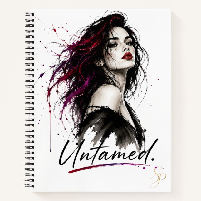 Untamed. Personalised Notebook | Customised Gift (Front)