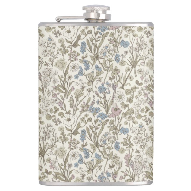Untamed Petals Hip Flask (Front)