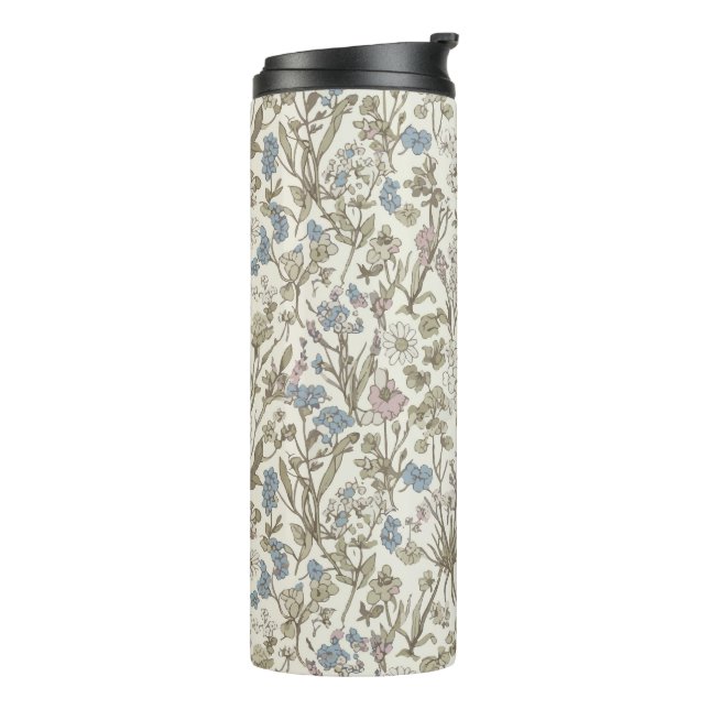 Untamed Petals Thermal Tumbler (Rotated Left)