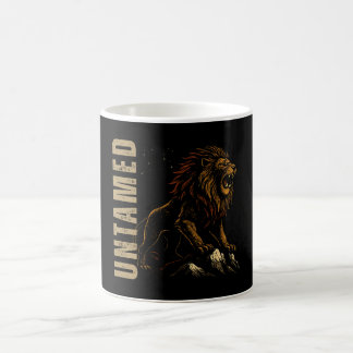 Untamed Roaring Lion Coffee Mug