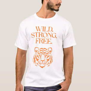 Untamed Tiger  T-Shirt– Bold Wild Streetwear Graph T-Shirt