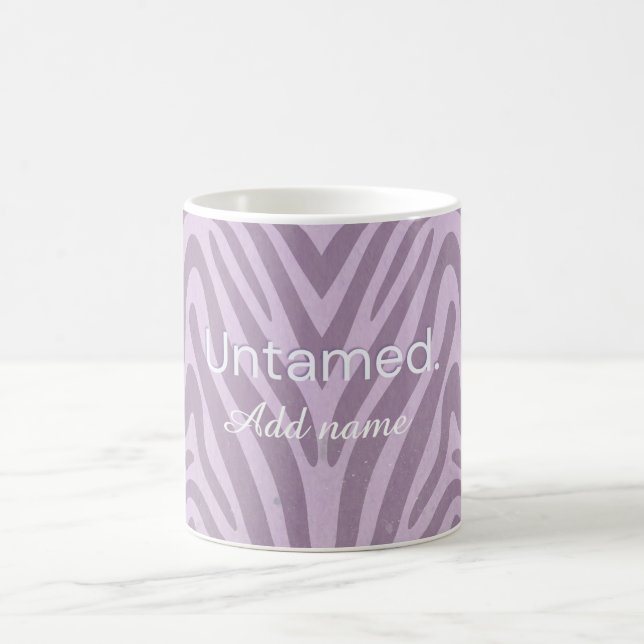 Untamed Zebra Print Coffee Mug (Center)