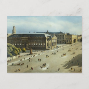 Unter den Linden from the Armoury, c.1855 Postcard
