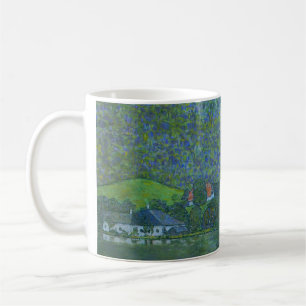 Unterach at Attersee by Klimt, Vintage Art Nouveau Coffee Mug