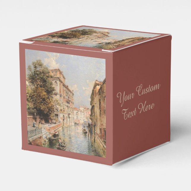 Unterberger’s Venice custom favour box (Front Side)