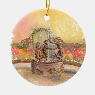 Untermyer Fountain Central Park Conservatory Ceramic Ornament