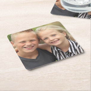 Untersetzer bedrucken square paper coaster