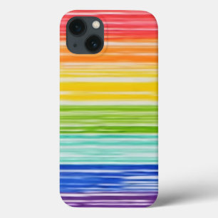 Untidy rainbow stripes Case-Mate iPhone case
