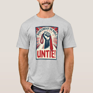 UNTIE!   Anti Corporate Office Humour Design T-Shirt