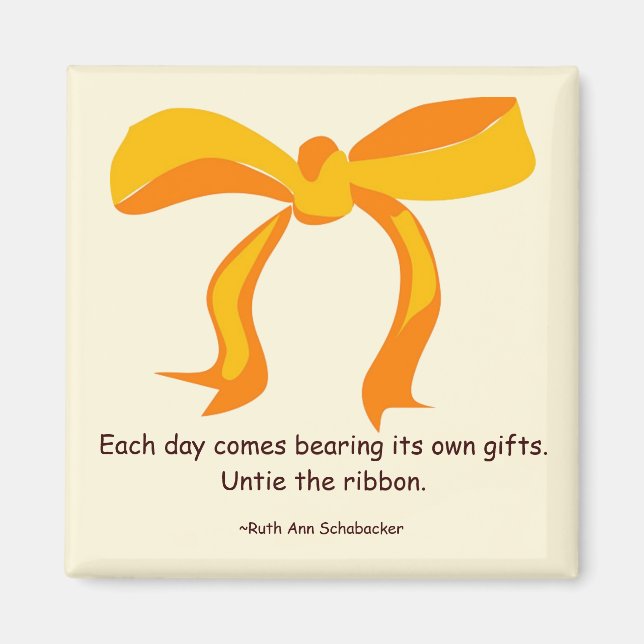 Untie The Ribbon Magnet (Front)