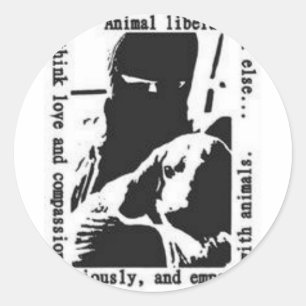 Until Every Cage is Empty! Classic Round Sticker