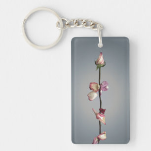 Until the last petal... key ring