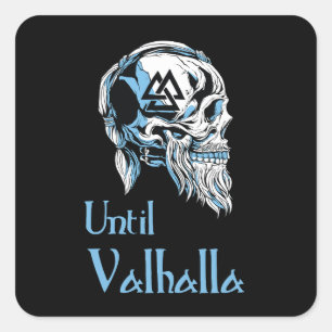 Until Valhalla Square Sticker