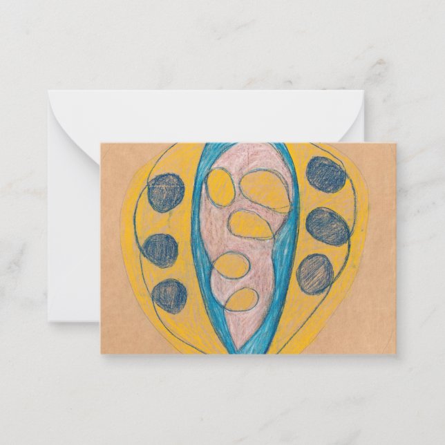 Untitled, 1908 by Hilma af Klint  Card (Front)