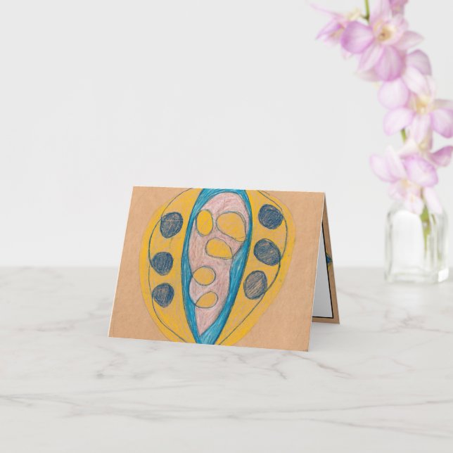 Untitled, 1908 by Hilma af Klint  Card (Orchid)