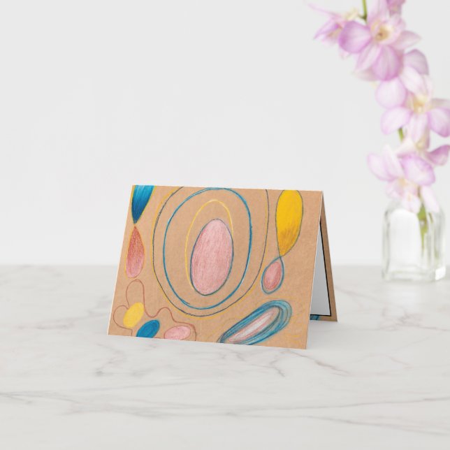 Untitled, 1908 by Hilma af Klint  Card (Orchid)