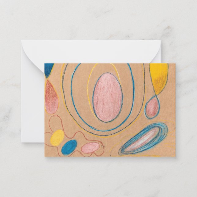 Untitled, 1908 by Hilma af Klint  Card (Front)