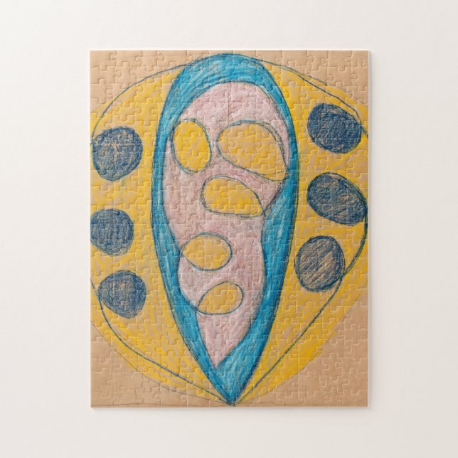 Untitled, 1908 by Hilma af Klint  Jigsaw Puzzle (Vertical)