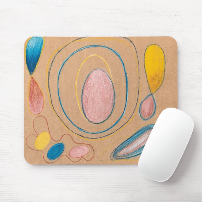 Untitled, 1908 by Hilma af Klint  Mouse Pad (With Mouse)