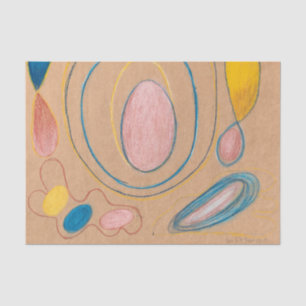 Untitled, 1908 by Hilma af Klint Tissue Paper