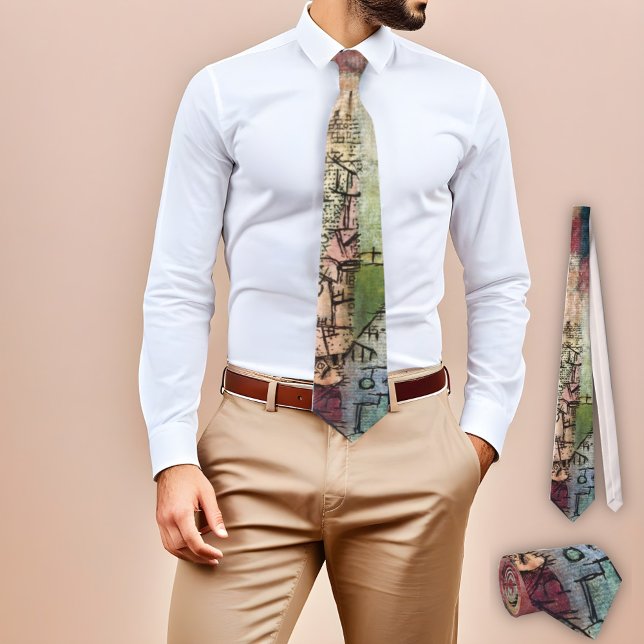 Untitled 2 by Paul Klee, Abstract Art Tie (Creator Uploaded)