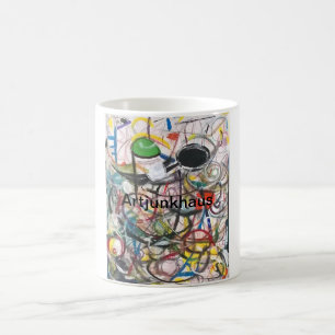 Untitled Abstract Painting Hankamer Artjunkhaus Coffee Mug