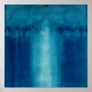 Untitled blue painting 1995 poster