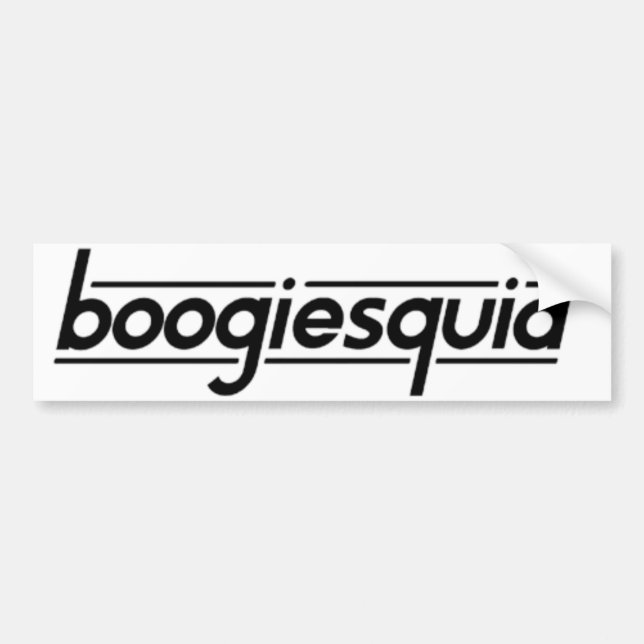 Untitled Bumper Sticker (Front)