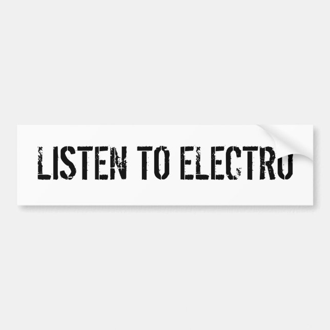 Untitled Bumper Sticker (Front)