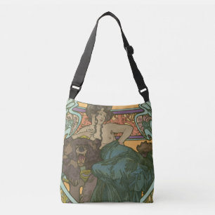 Untitled by Alphonse Mucha (1902) Crossbody Bag