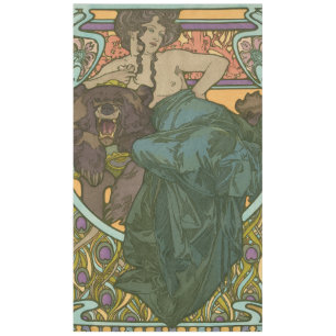 Untitled by Alphonse Mucha (1902) Tablecloth