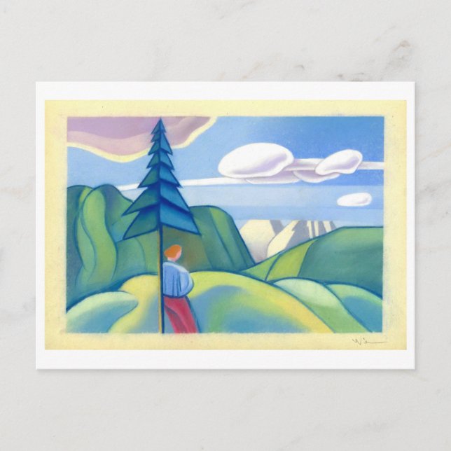 Untitled by Karl Wiener Painting Postcard (Front)