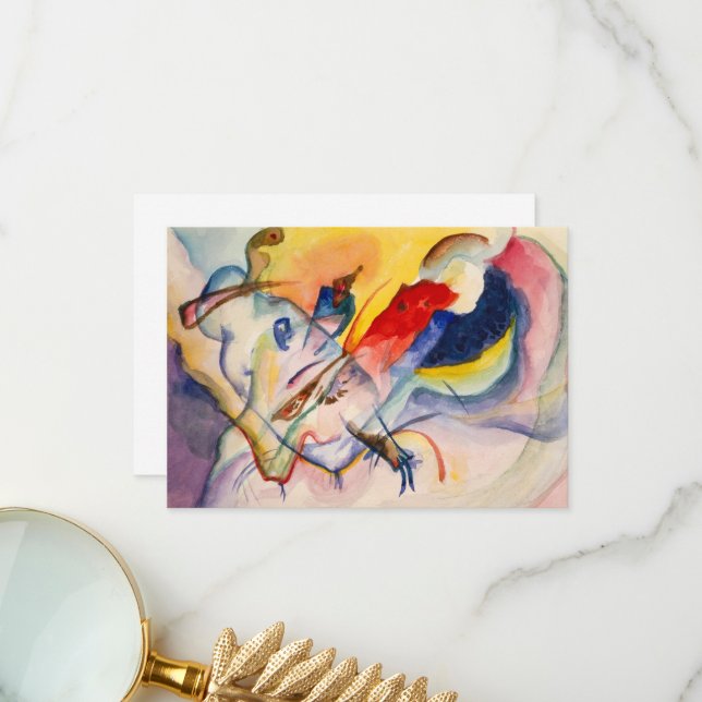 Untitled by Wassily Kandinsky Thank You Card (Front/Back In Situ)