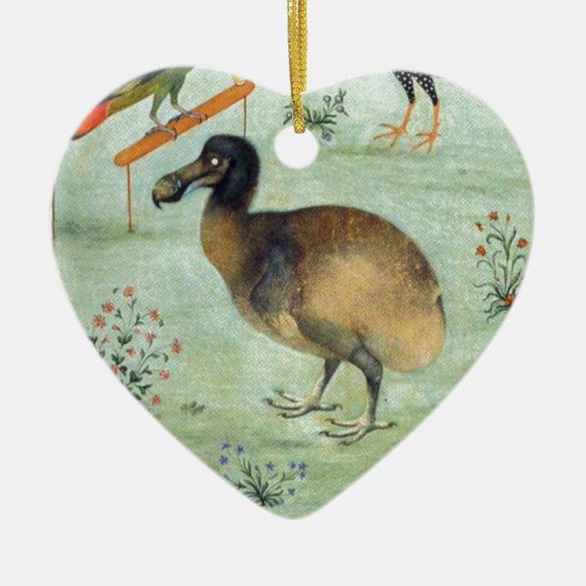 Untitled (Dodo) by Ustad Mansur Ceramic Ornament (Front)