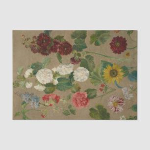 Untitled Flowers 3 by Follower of Eugene Grasset Tissue Paper